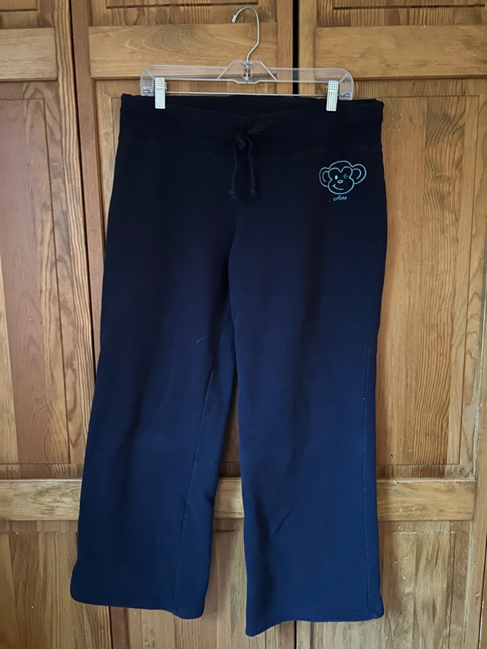 Y2K Aeropostale Navy Sweatpants with Monkey logo